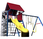 Lifetime Commercial Grade Metal Swing Set
